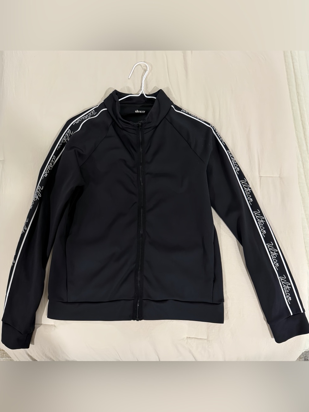 Ultracor Luxury Logo Taping Zip-Up Track Jacket Black